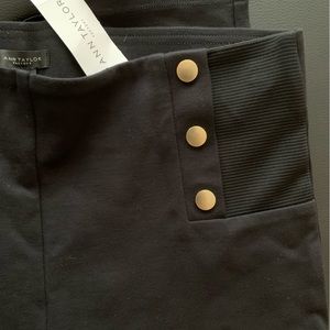 NWT Ann Taylor pants with gold stylish buttons. Soo attractive and classy!